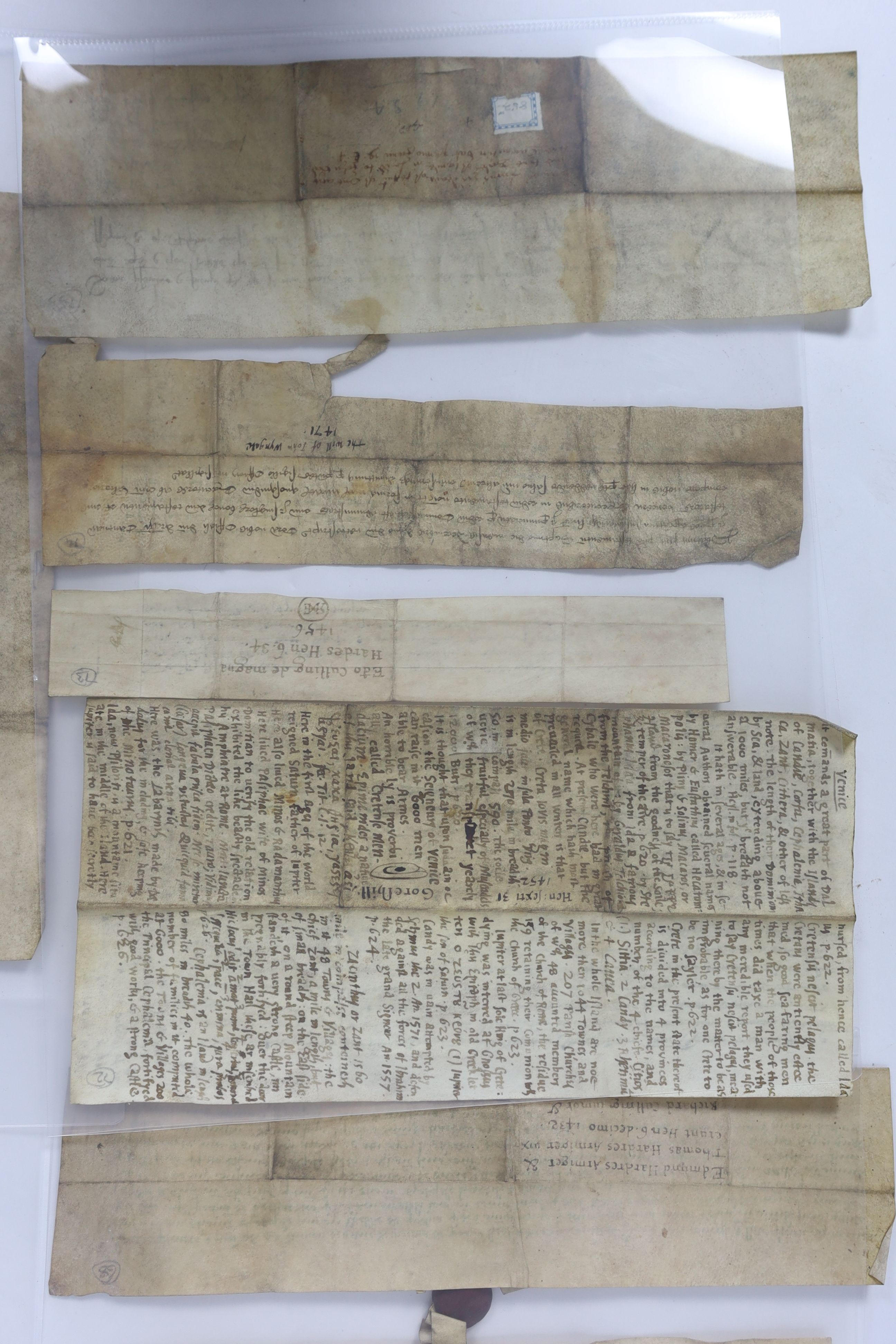 A Collection of deeds and documents relating chiefly to Kent, 1264-1654, from the collection of Thomas Godfrey Godfrey-Faussett (1829-1877)